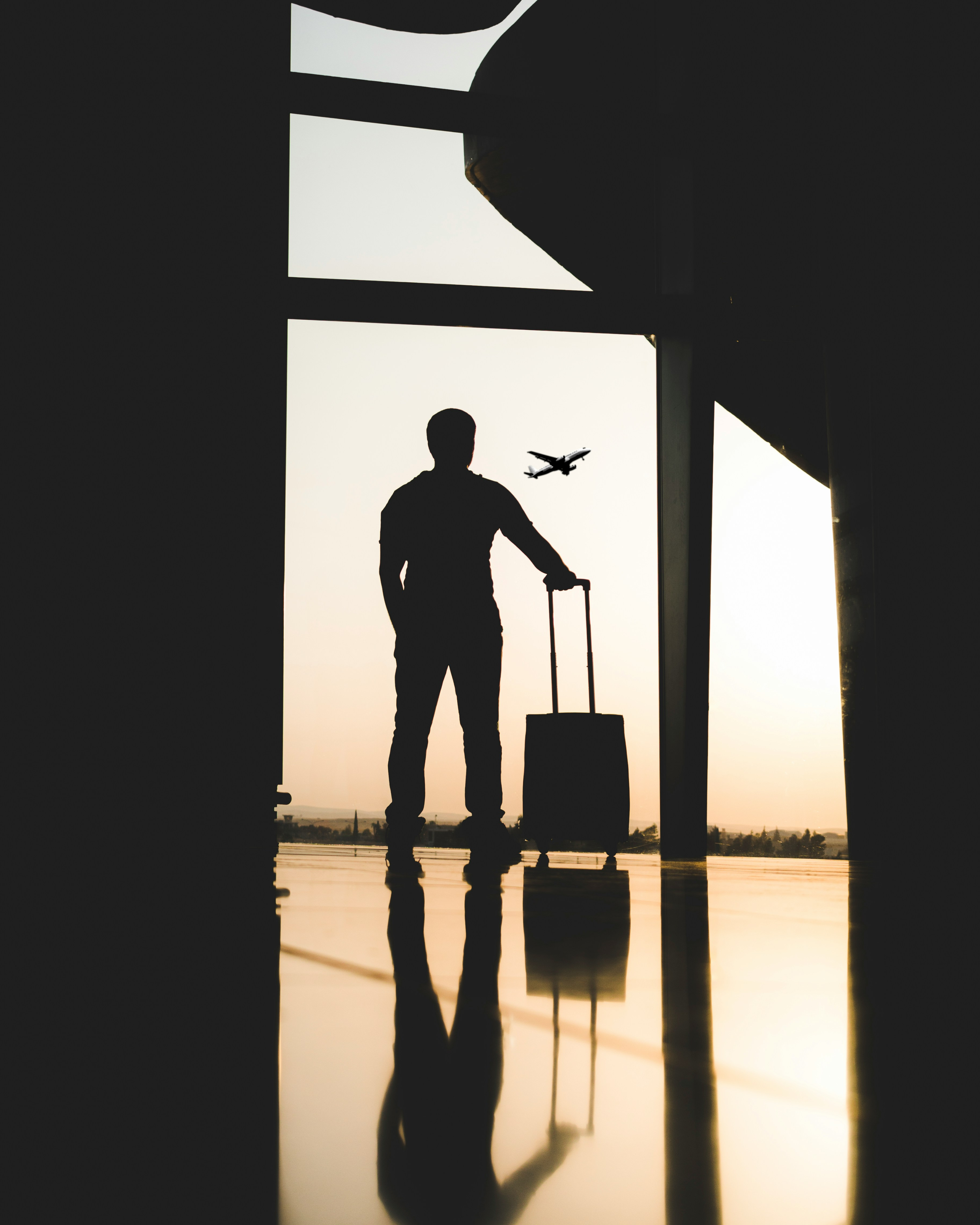 Travelers at airport